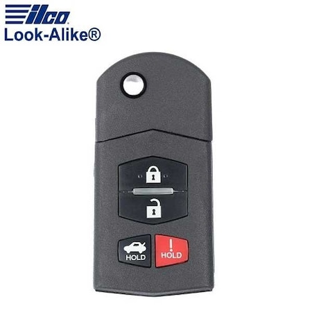 Ilco LAL FLIP-MAZ-4B1 MAZDA 4 BUTTON FLIP KEY ILCO-AX00010640